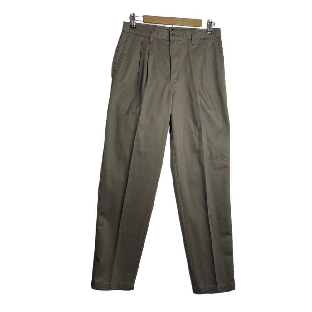 Lee Men's Straight Tapered Pleated Cotton Dress Business Trouser Pants 32x32